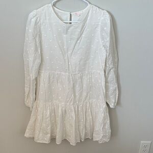 Gianni Bini White Textured Dress